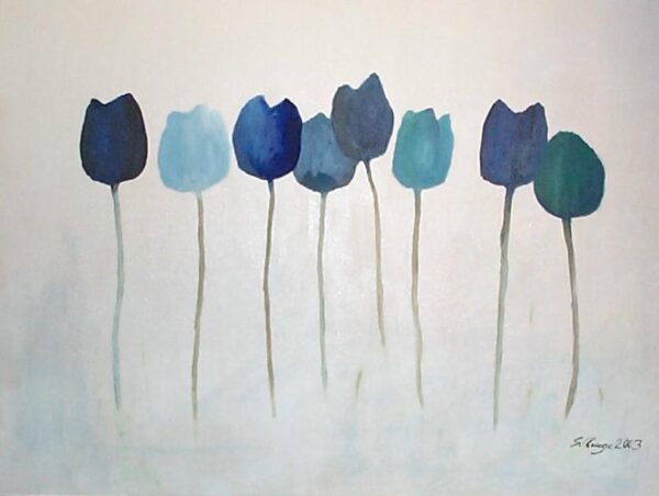 Blaue Tulpen